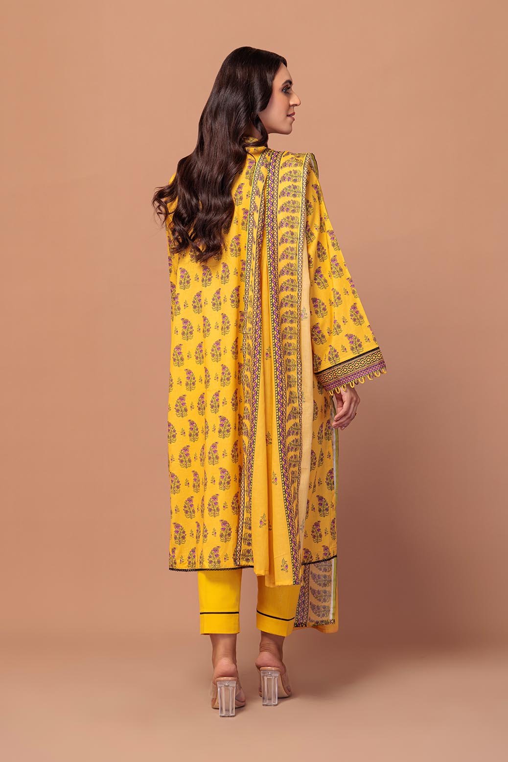 BONANZA SATRANGI 3PC PRINTED LAWN SUIT (1S24P3P600)
