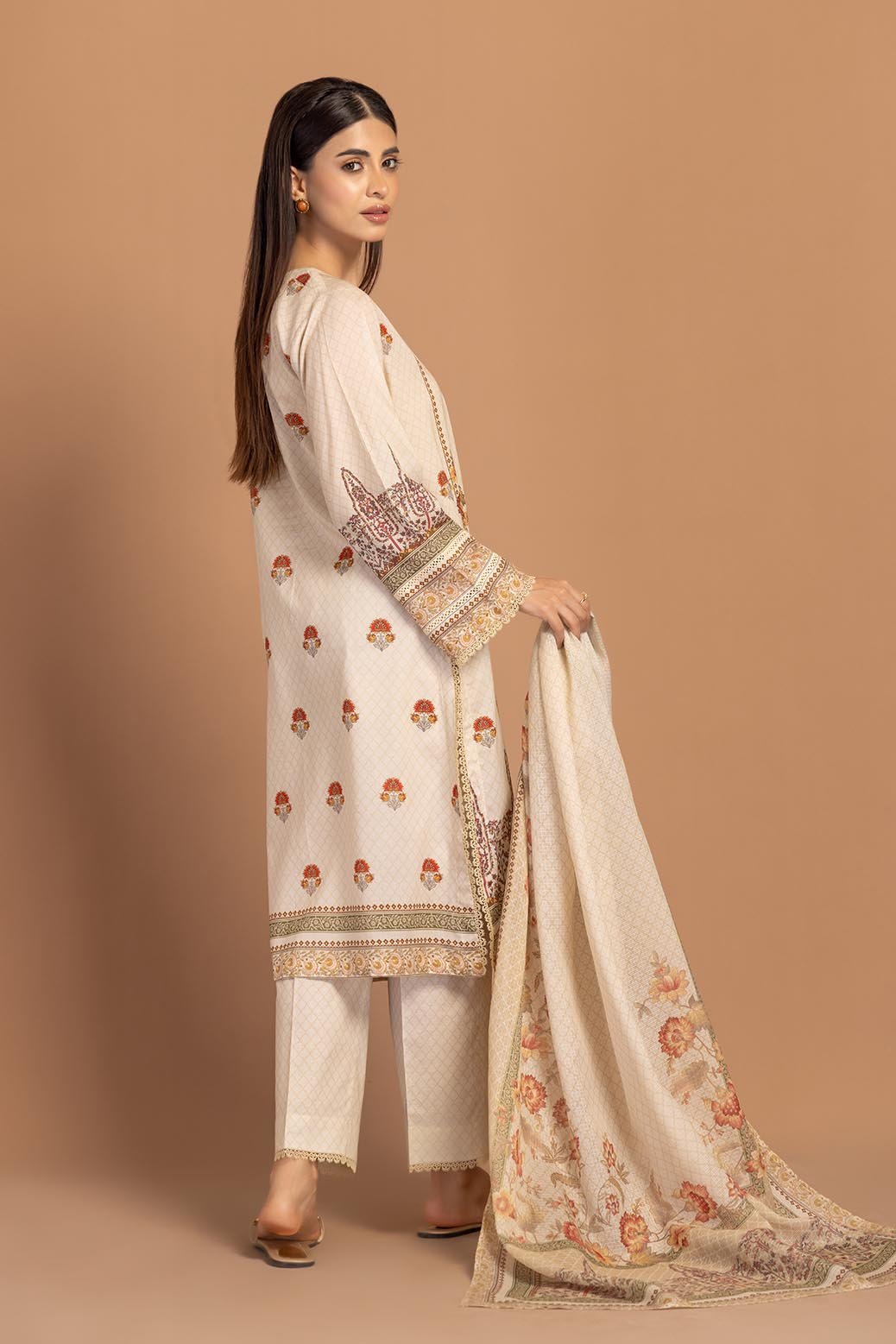 BONANZA SATRANGI 3PC PRINTED LAWN SUIT (6S24U3P224)