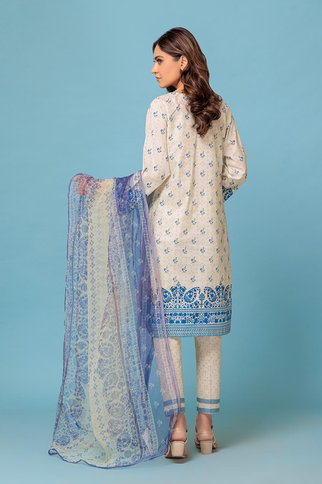 BONANZA SATRANGI 3PC PRINTED LAWN SUIT (1S24P3P420)