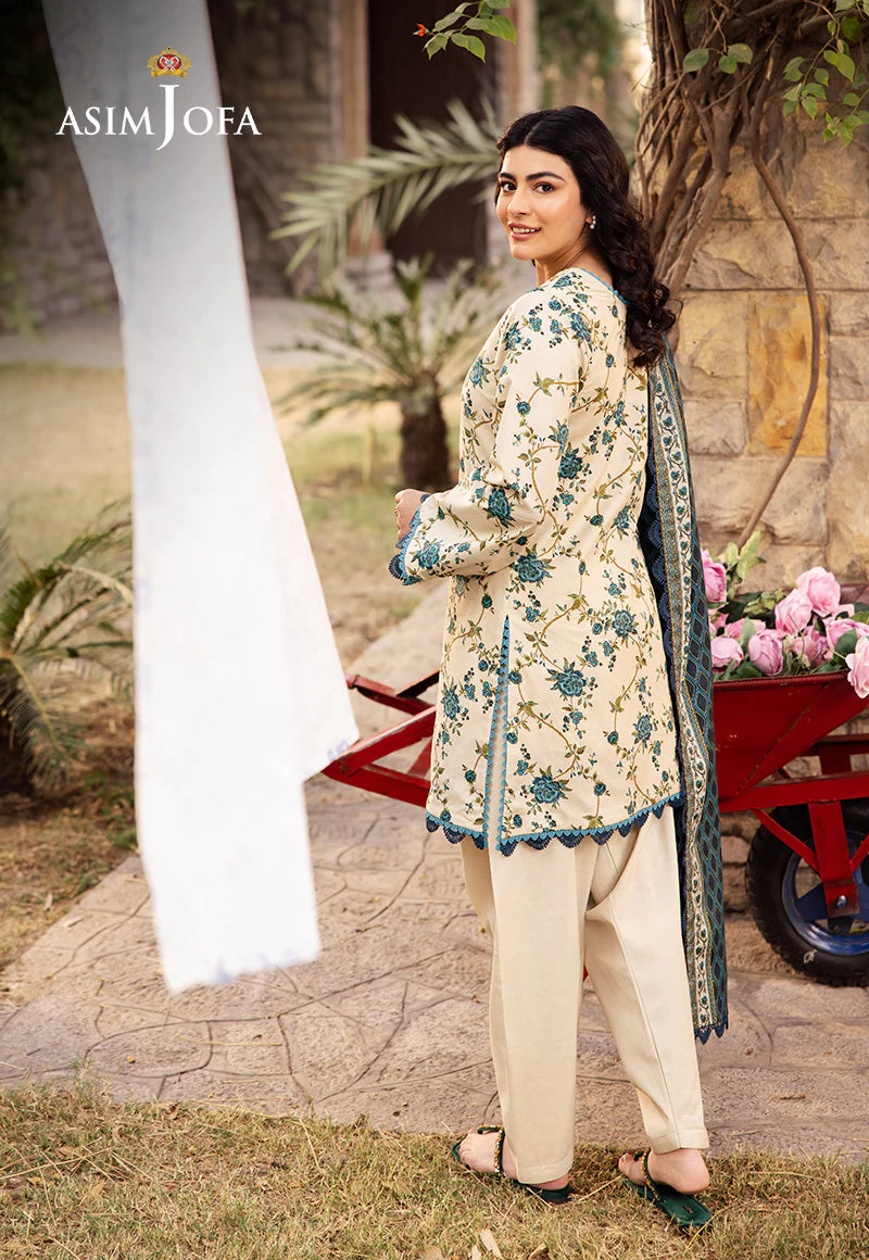 Asim Jofa 3Pc Printed Lawn Suit AJUBJ-45 (Copy) gulbuy.com
