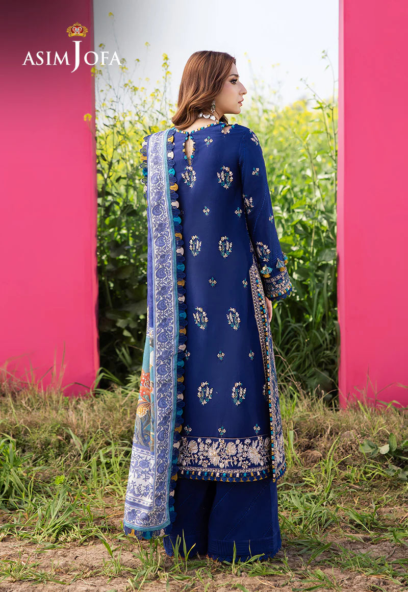 Asim Jofa 3Pc Embroidered Lawn Suit AJELL-11 gulbuy.com