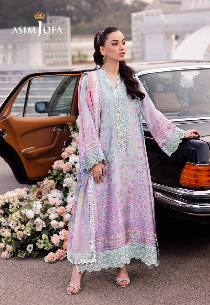 Asim Jofa 3PC Embroidered Raw Silk AJRS-07 S gulbuy.com