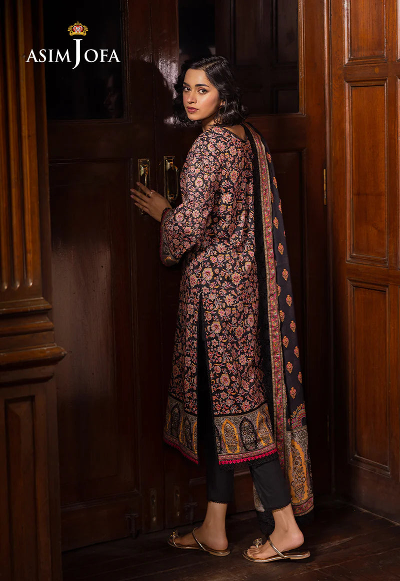 Asim Jofa 3Pc Printed Lawn Suit AJUBJ-45 gulbuy.com