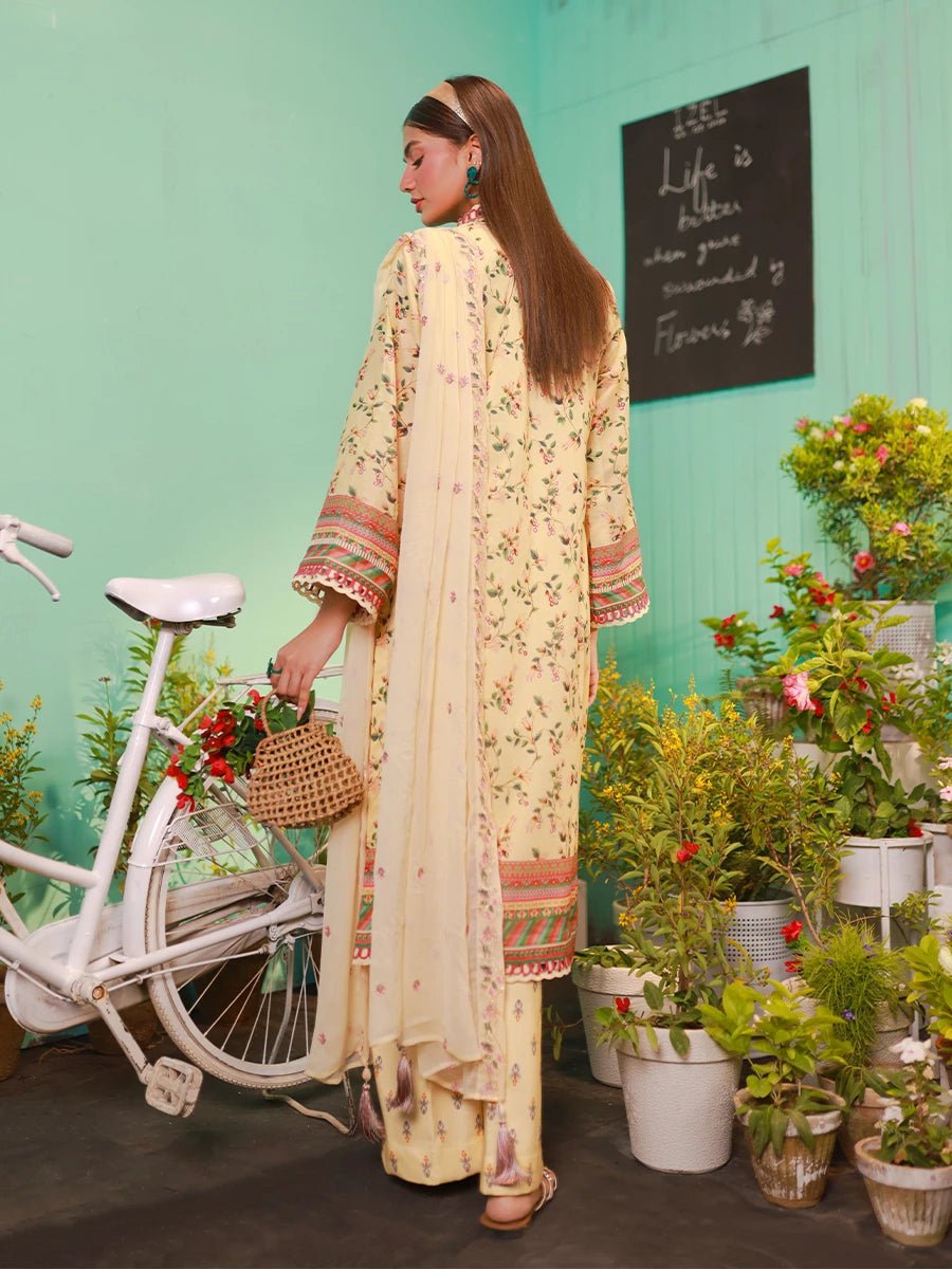 Salitex 3 Piece Embroidered Lawn Suit (SUNS24AIZ001UT)