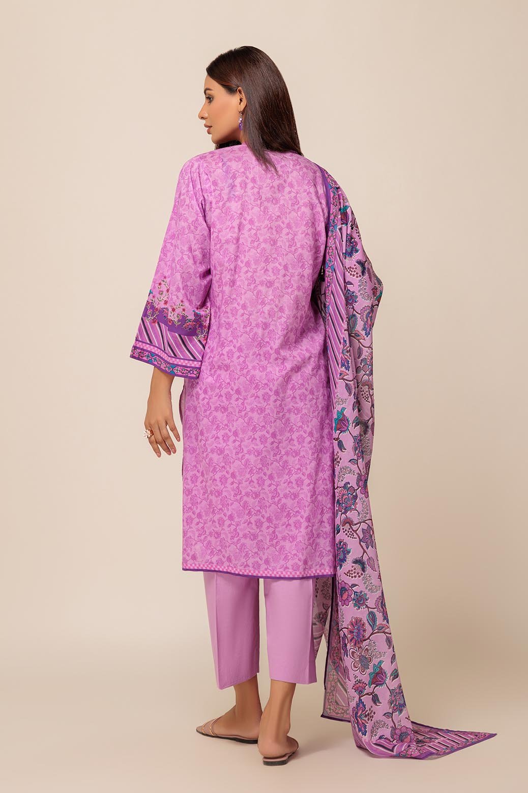 BONANZA SATRANGI 3PC PRINTED LAWN SUIT (2S24E3P080)