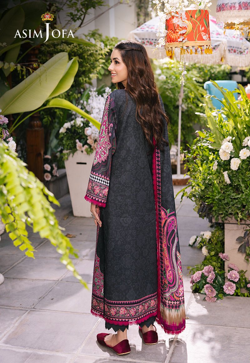 ASIM JOFA 3 PIECE PRINTED LAWN SUIT (AJGB-05)