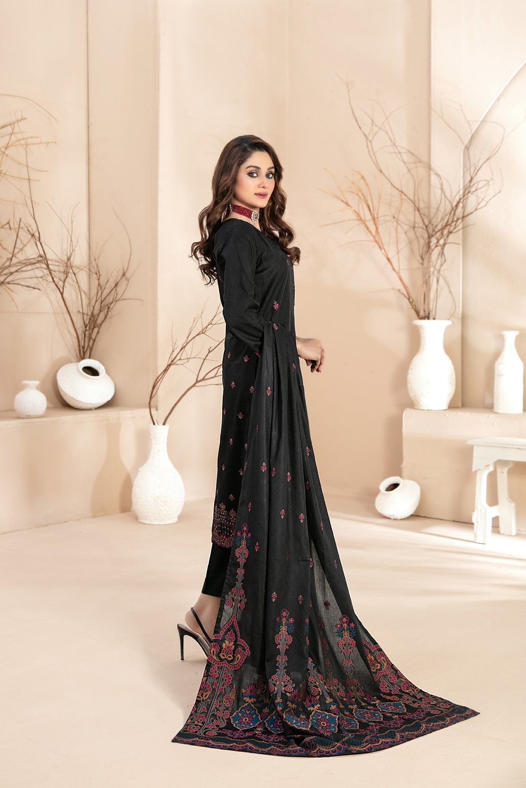 Tawakkal 3 Piece Cotton Lawn Suit (D-2936)