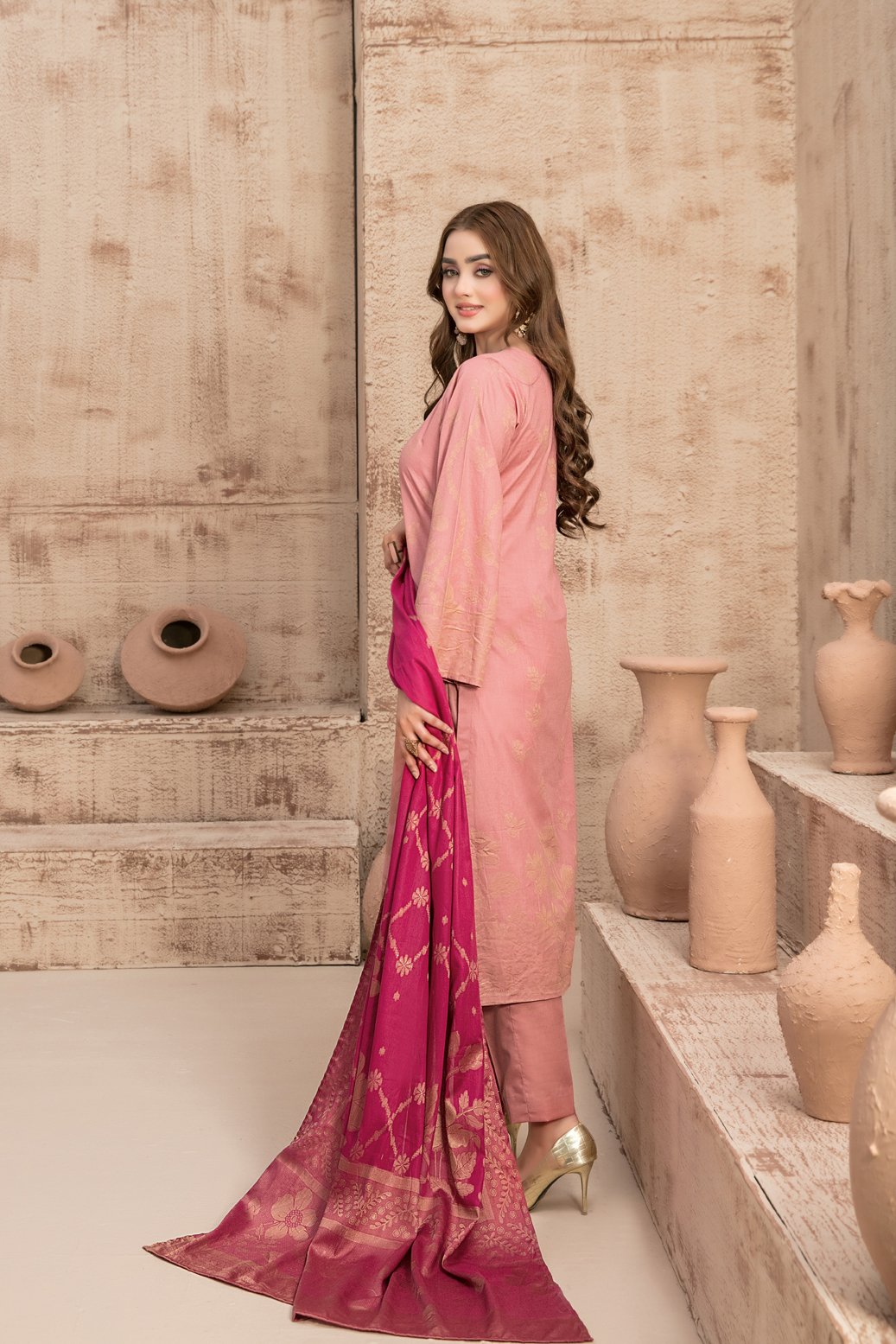Tawakkal 3 Piece Cotton Lawn Suit (D-2955)
