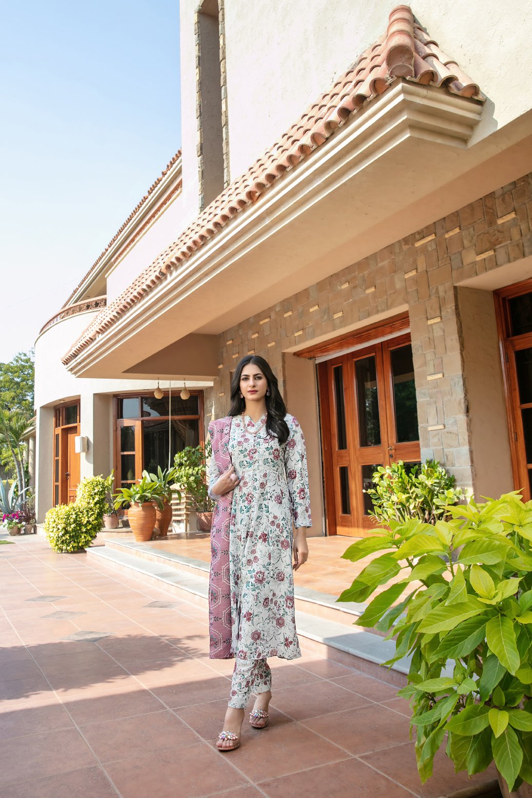 Tawakkal 3 Piece Printed Lawn Suit (D-2103)