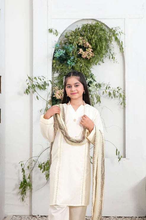 Tawakkal 3Pc Printed Lawn Kids Suit D-1521 gulbuy.com