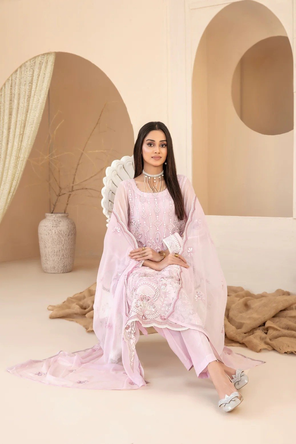 Tawakkal 3Pc Embroidered Lawn Suit D-2214-Signy gulbuy.com