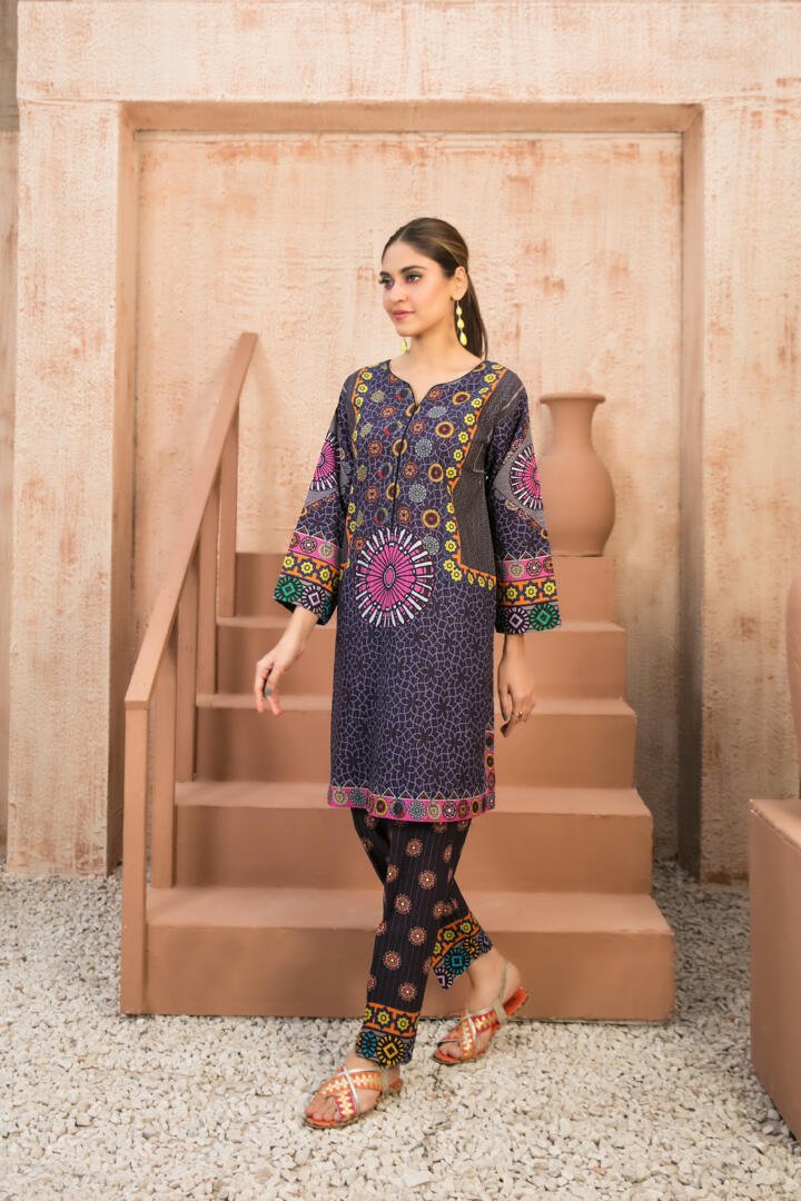 Tawakkal 2 Piece Printed Viscose Suit (D-1261)