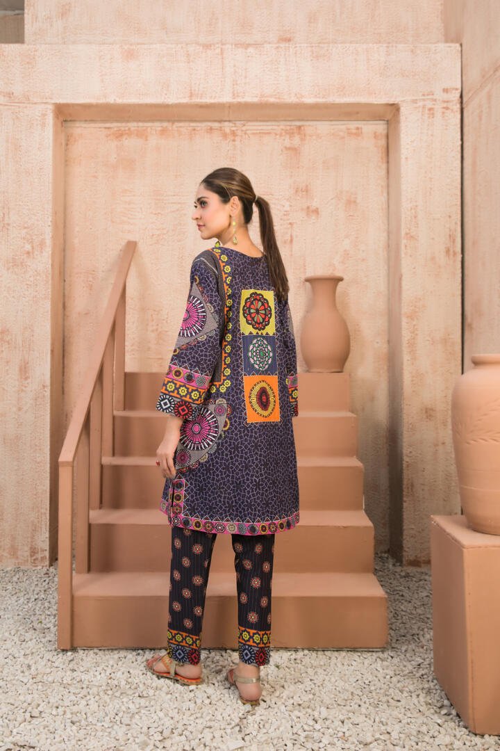 Tawakkal 2 Piece Printed Viscose Suit (D-1261)