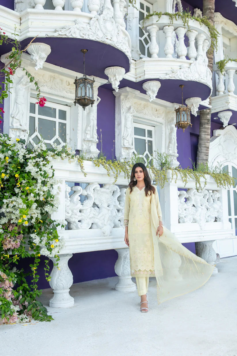 Tawakkal 3Pc Embroidered Lawn Suit D-1749