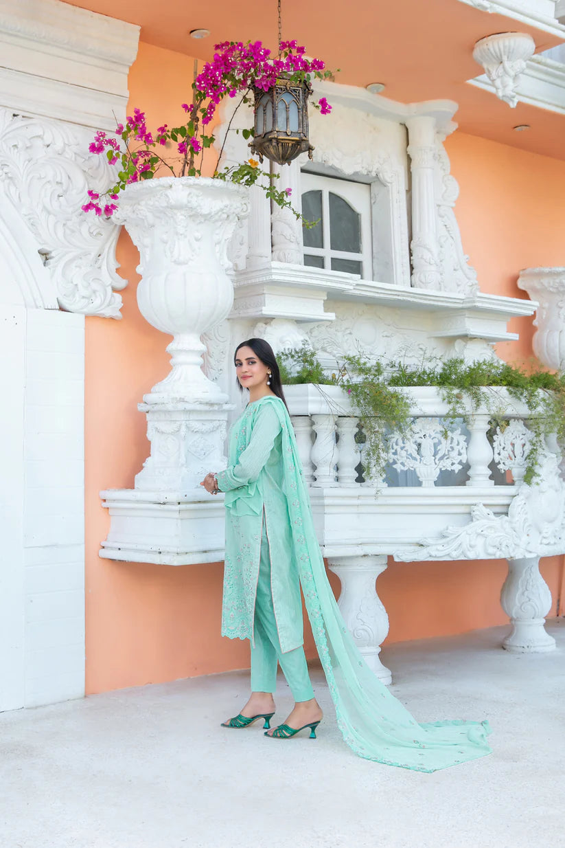 Tawakkal 3Pc Embroidered Lawn Suit D-1745