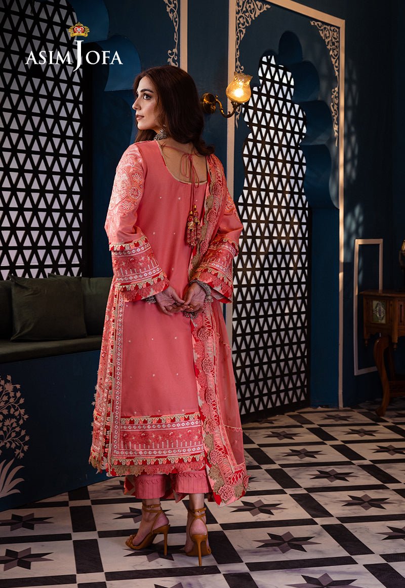 ASIM JOFA 3 PIECE EMBROIDERED LAWN SUIT (AJFI-07)
