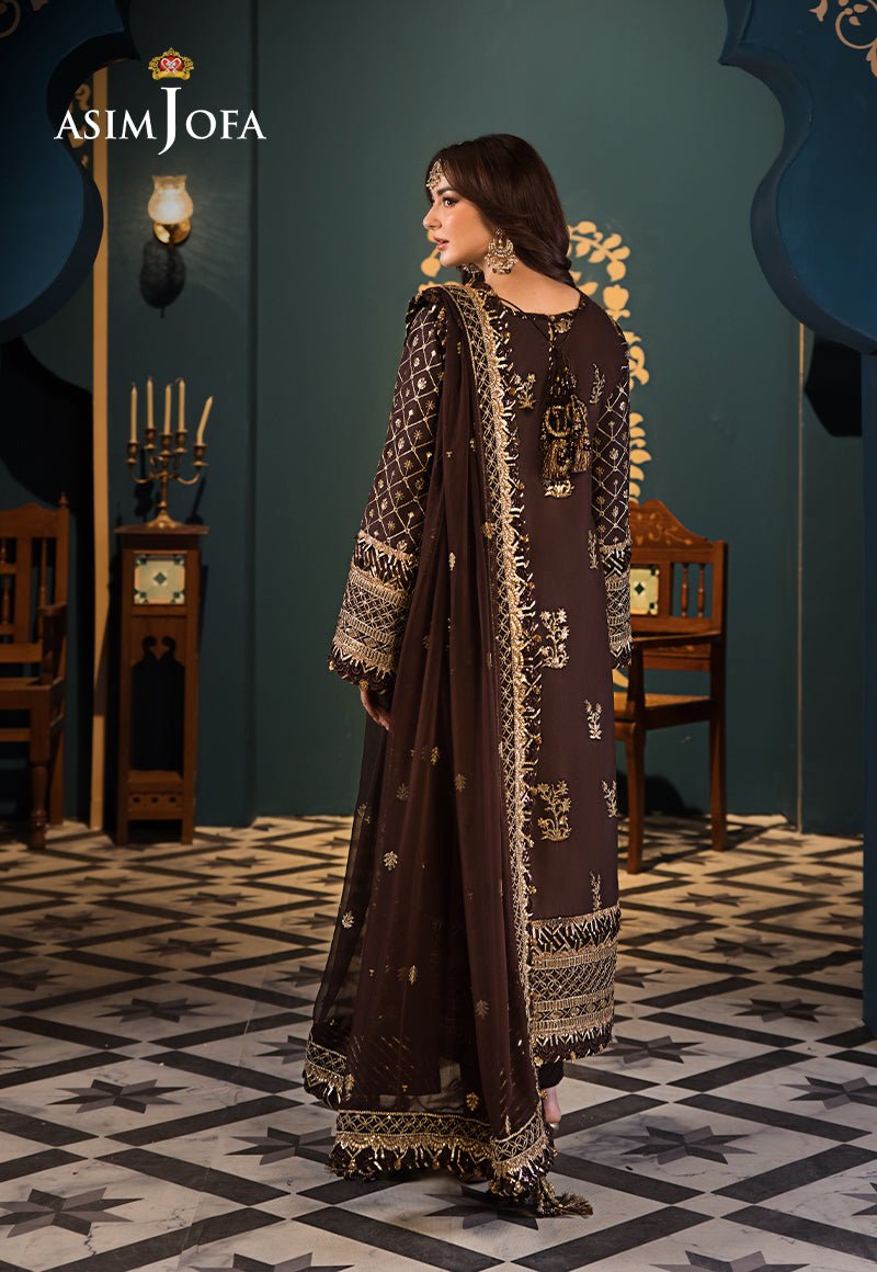ASIM JOFA 3 PIECE EMBROIDERED LAWN SUIT (AJFI-04)