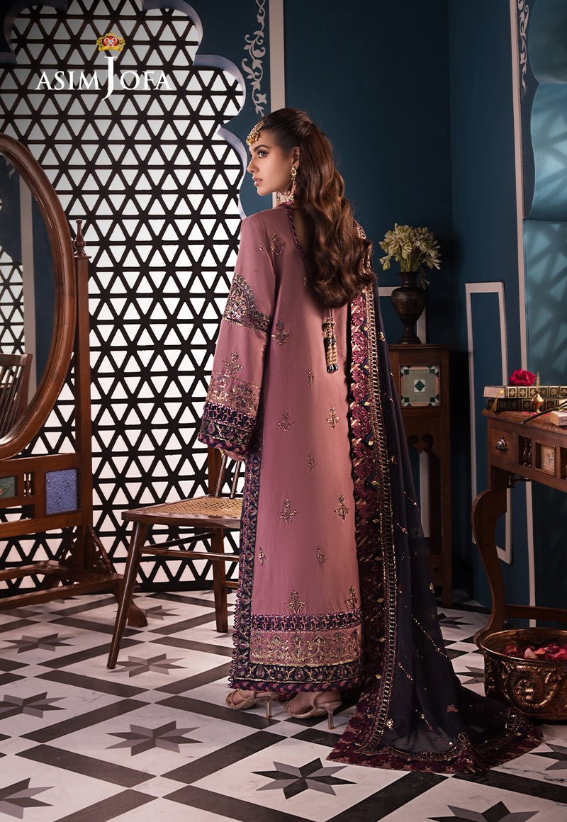 ASIM JOFA 3 PIECE EMBROIDERED LAWN SUIT (AJFI-22)