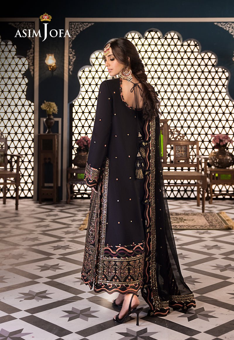 ASIM JOFA 3 PIECE EMBROIDERED LAWN SUIT (AJFI-06)