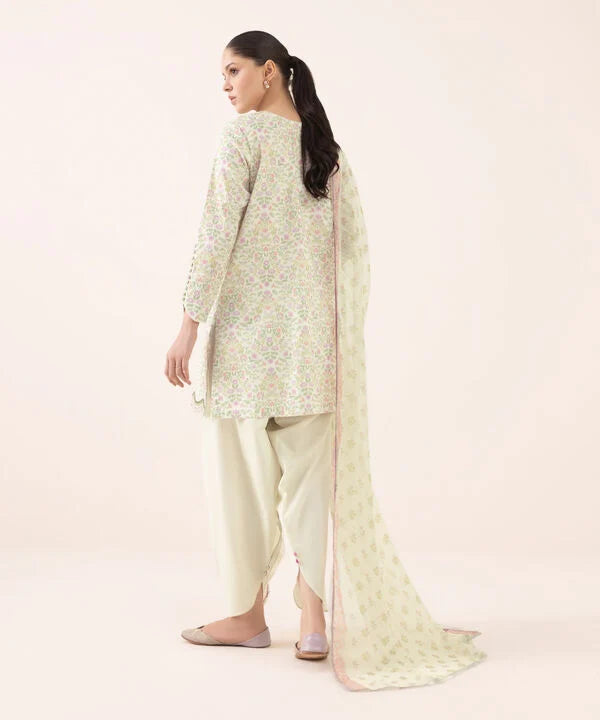 Sapphire 3Pc Embroidered Cotton Suit 0PEDY25V621B gulbuy.com