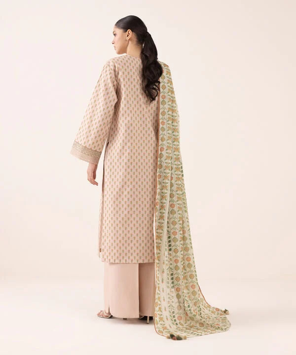 Sapphire 3Pc Embroidered Cotton Suit 0PEDY25V631B gulbuy.com