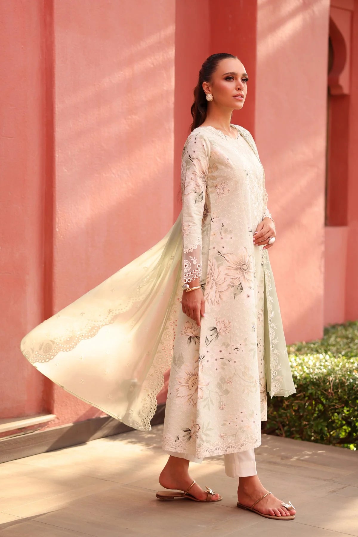 Xenia 3Pc Printed Lawn Suit NOX gulbuy.com