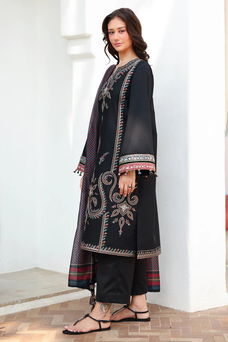 Jazmin 3Pc Embroidered Lawn Suit USE-9218 gulbuy.com