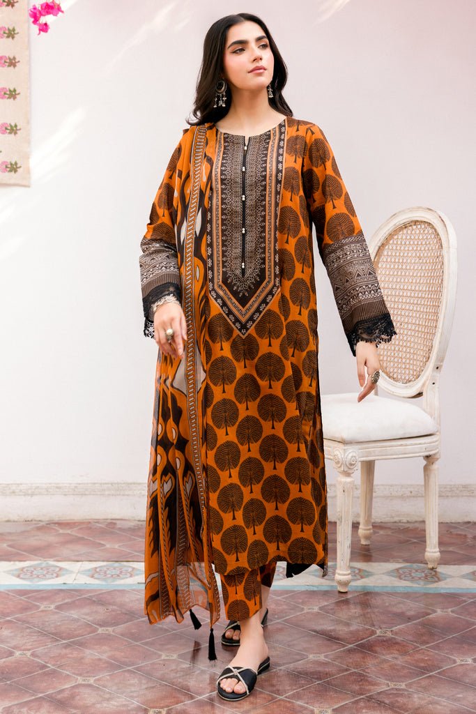 Charizma 3 Piece Embroidered Chiffon Suit (CPM-4-03)