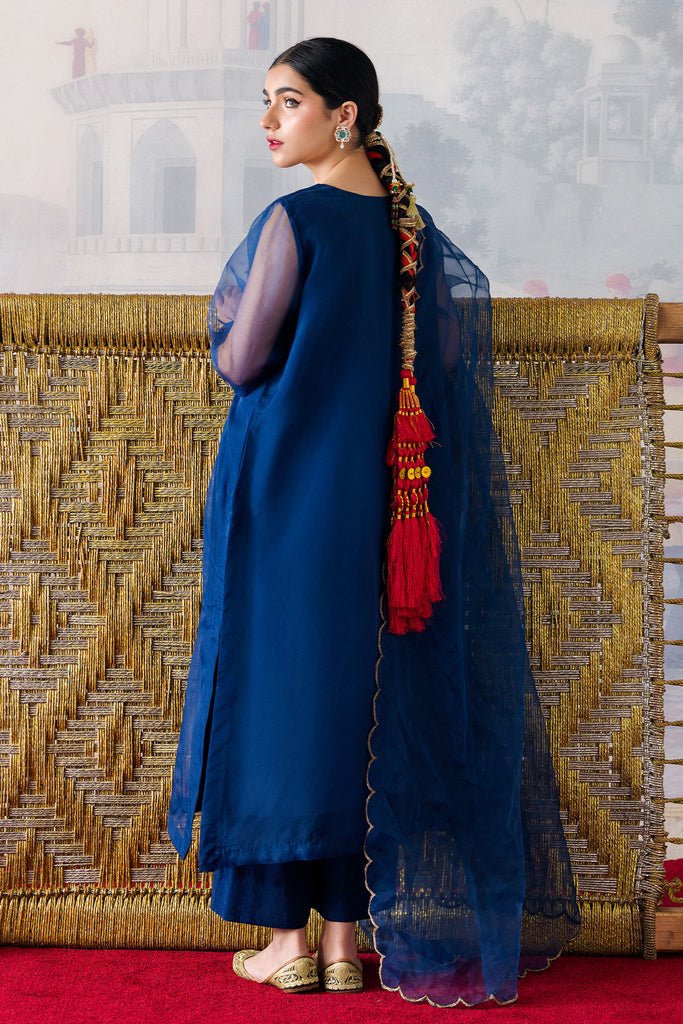 Charizma 3 Piece Embroidered Organza Suit (CMA-4-203)