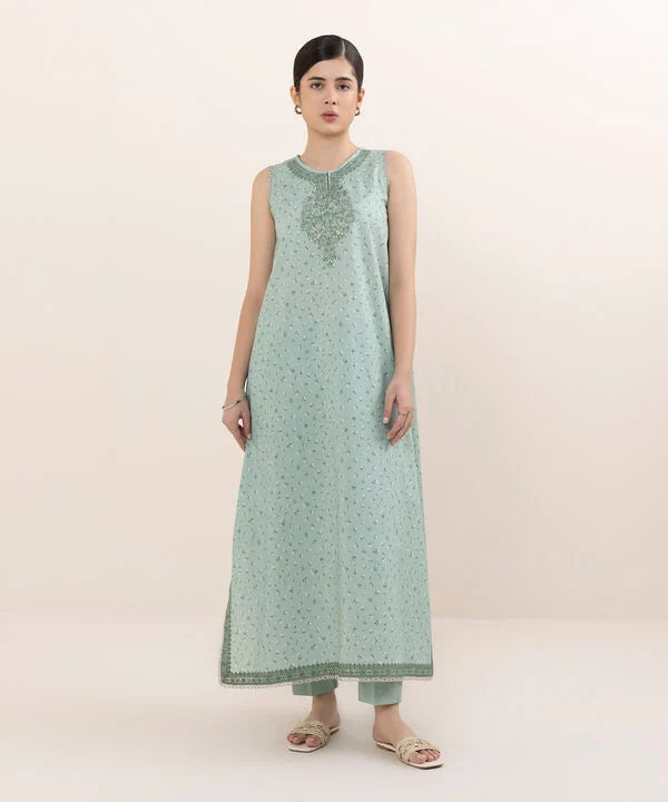 Sapphire 2Pc Embroidered Lawn Suit 0U2TEDY25V69 gulbuy.com