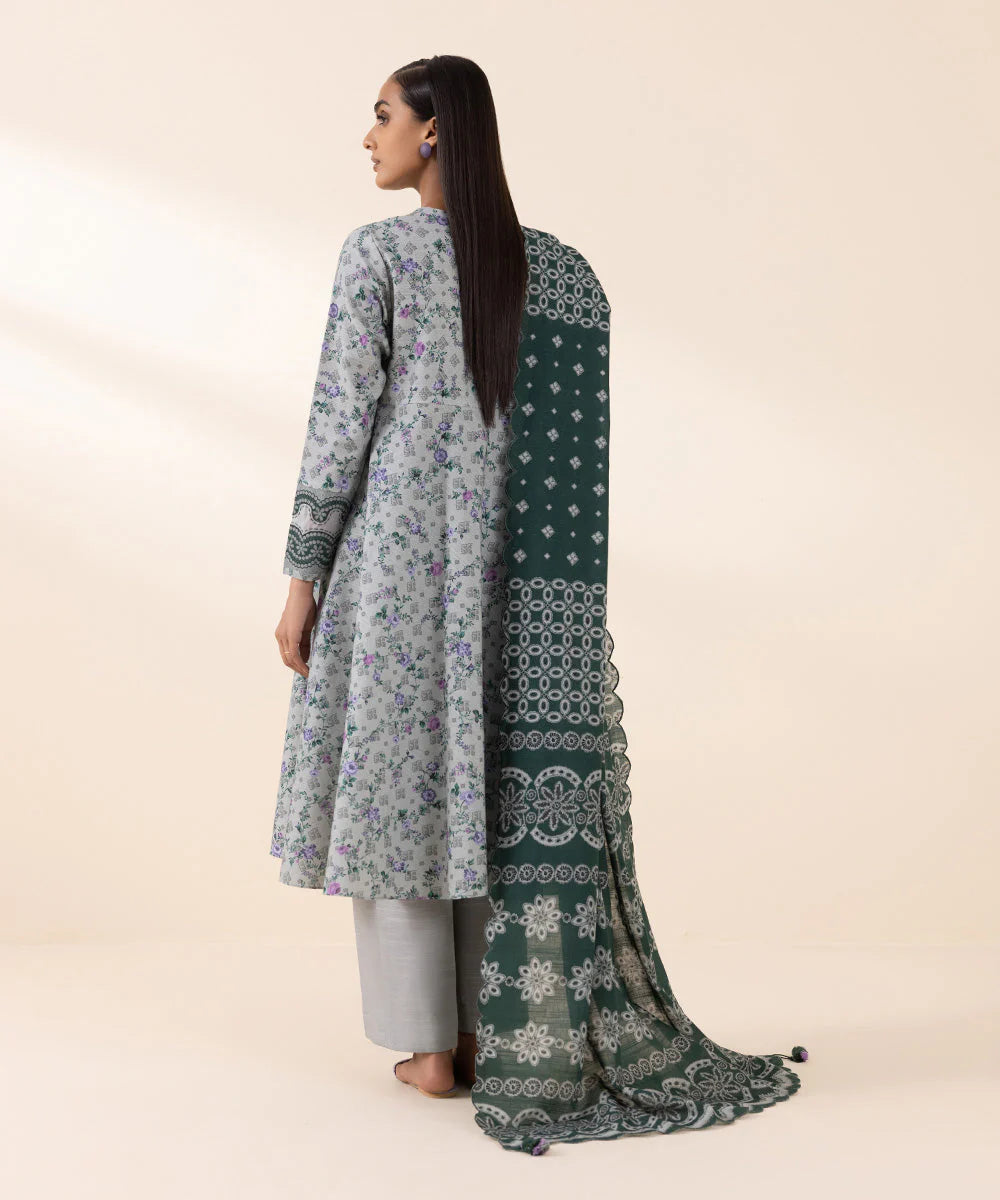 Sapphire 3Pc Printed Khaddar Suit 3PDY24V811TS gulbuy.com