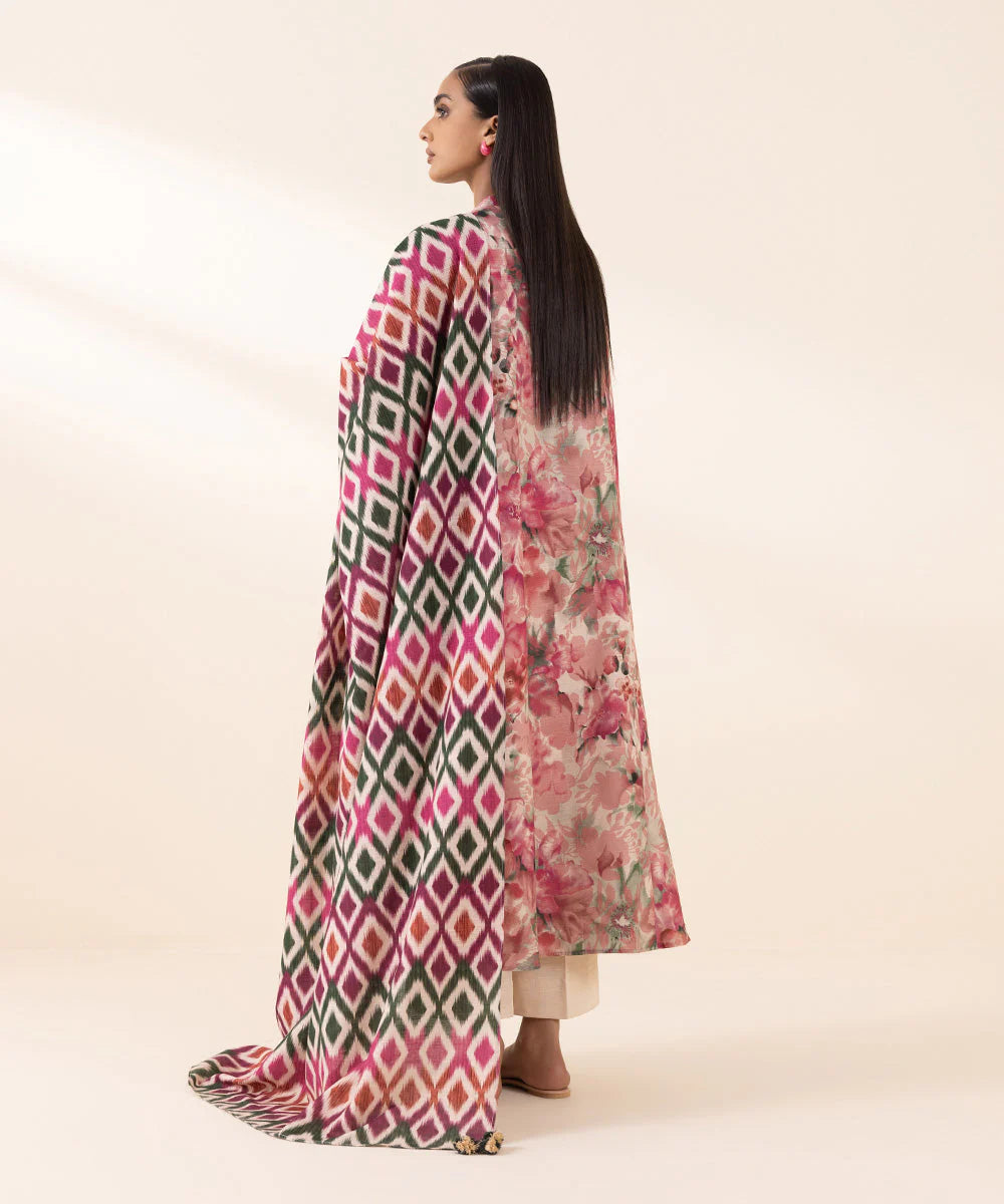 Sapphire 3Pc Printed Khaddar Suit 3PDY24V816TS gulbuy.com