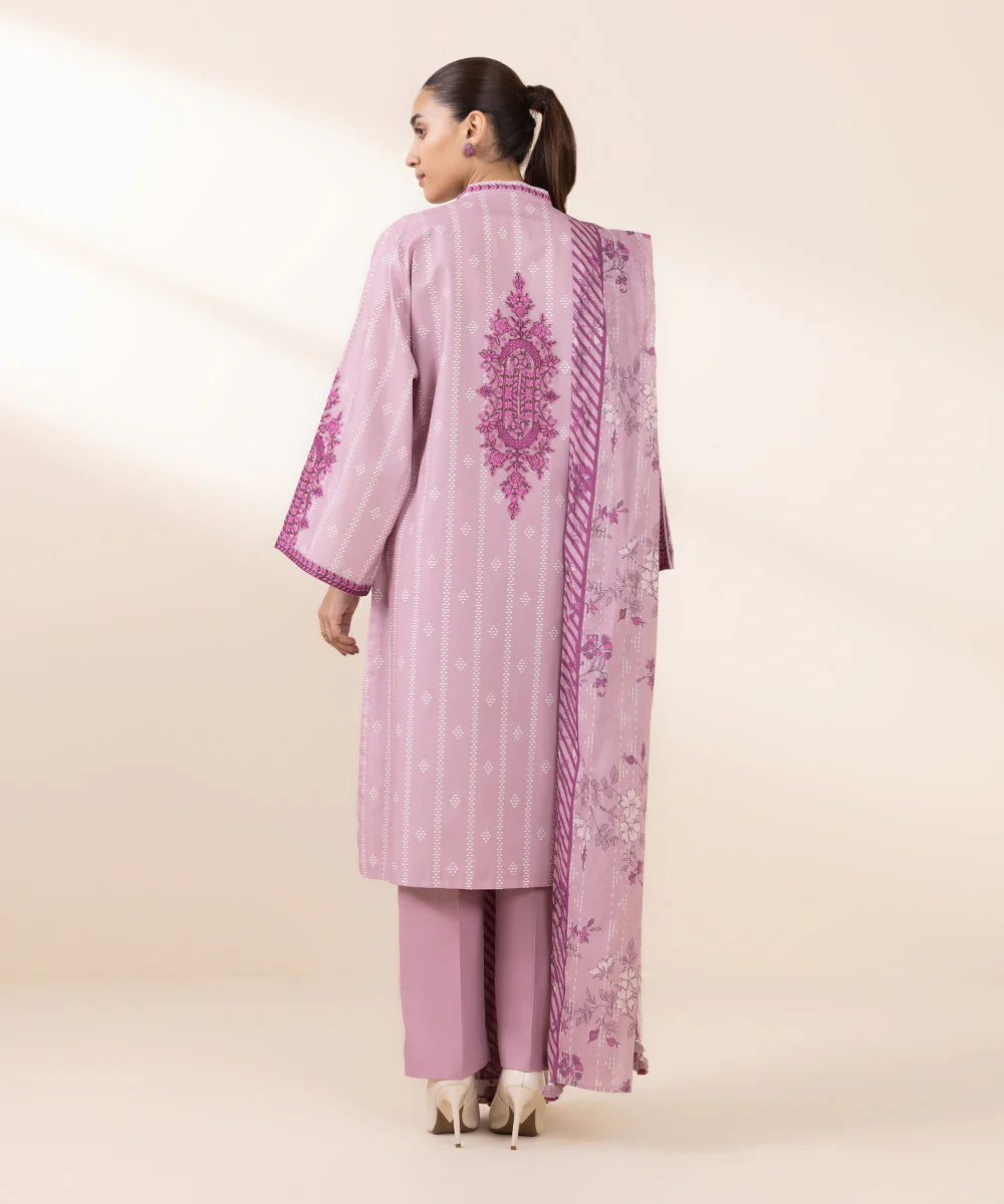 Sapphire 3Pc Embroidered Cambric Suit 0U3PDY24V842 gulbuy.com