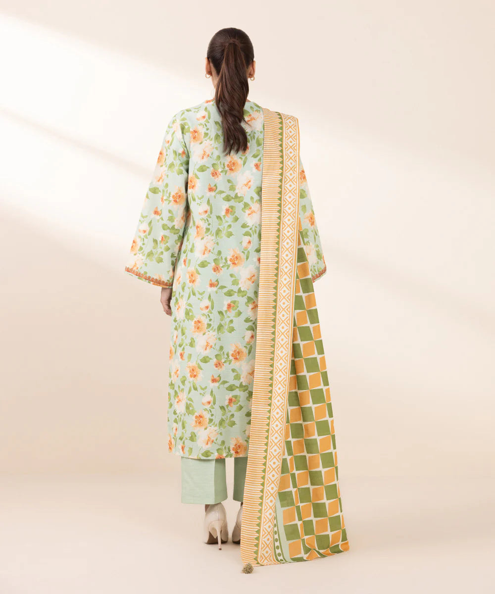 Sapphire 3Pc Embroidered khaddar Suit 0U3PDY24V849 gulbuy.com