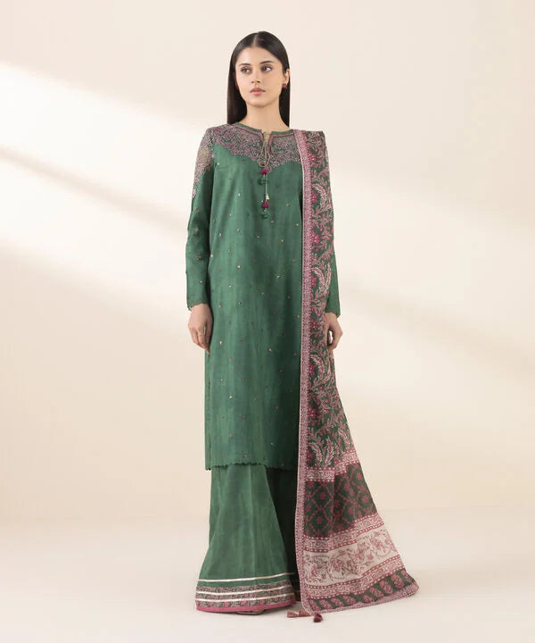 Sapphire 3Pc Embroidered Lawn Suit 0U3PEDY25V21  GulBuy