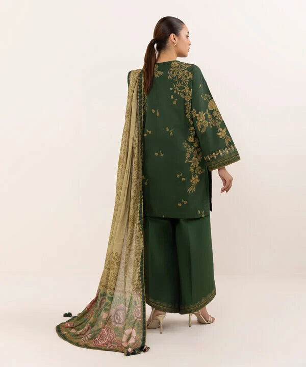 Sapphire 3Pc Embroidered Lawn Suit 0U3PESG25V64 gulbuy.com