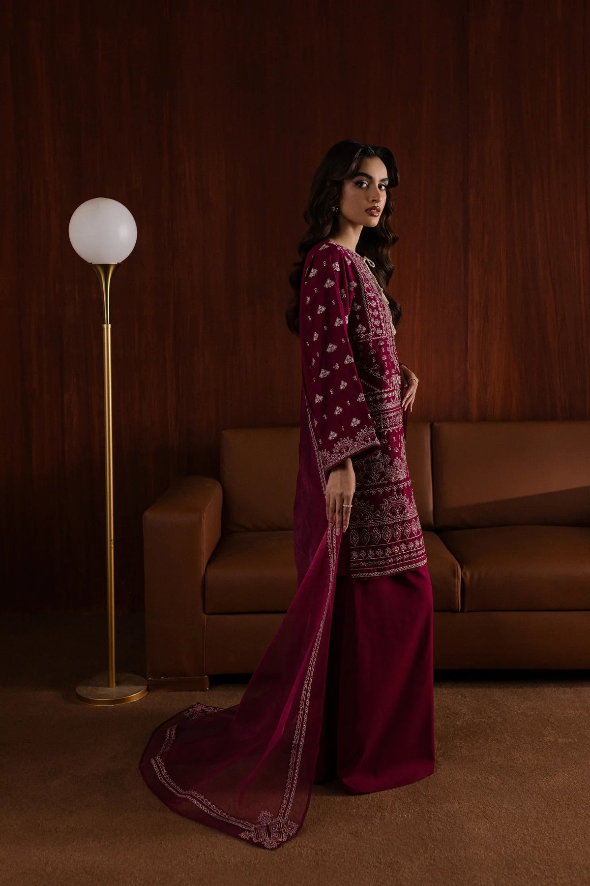 Batik 3Pc Embroidered Karandi Suit Ava gulbuy.com