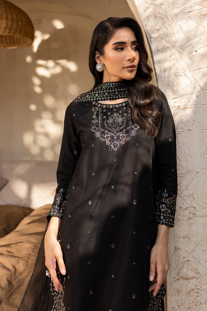 Batik 3Pc Embroidered Khaddar Dress Azha gulbuy.com