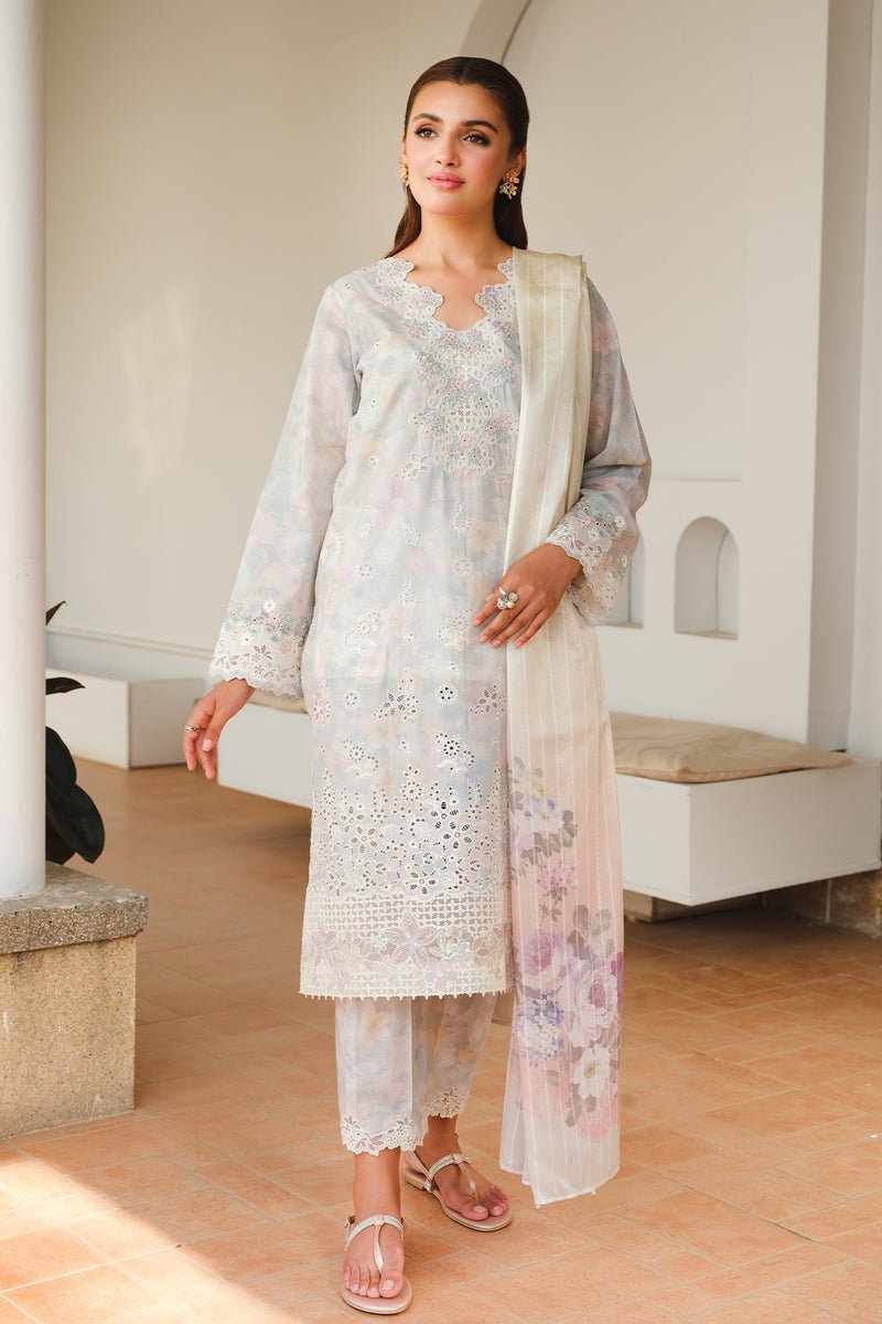 BAROQUE 3PC EMBROIDERED PRINTED LAWN SUIT (BQU-UF-D657)
