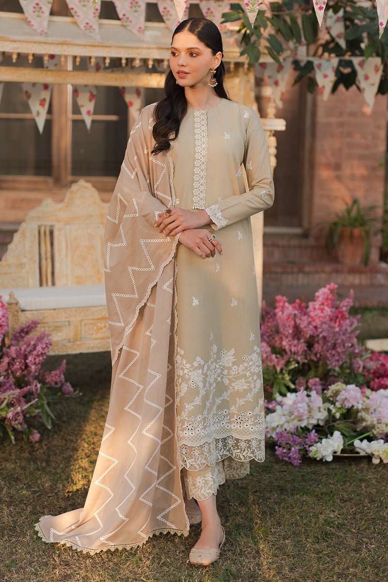 CROSS STITCH 3 PIECE EMBROIDERED LAWN SUIT (0124RTSPRTLWN0210)