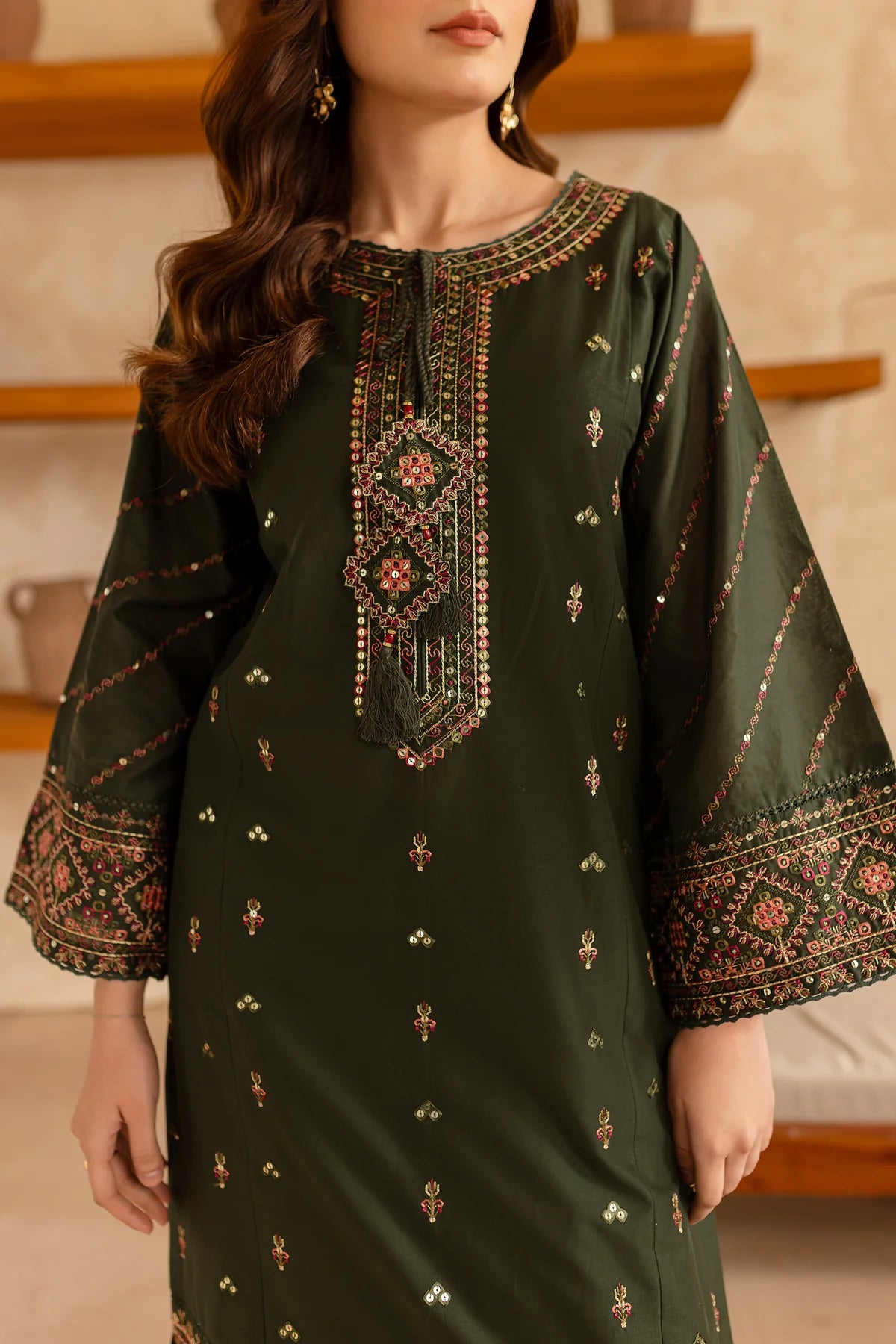 Batik 2Pc Embroidered Lawn Suit Eden gulbuy.com