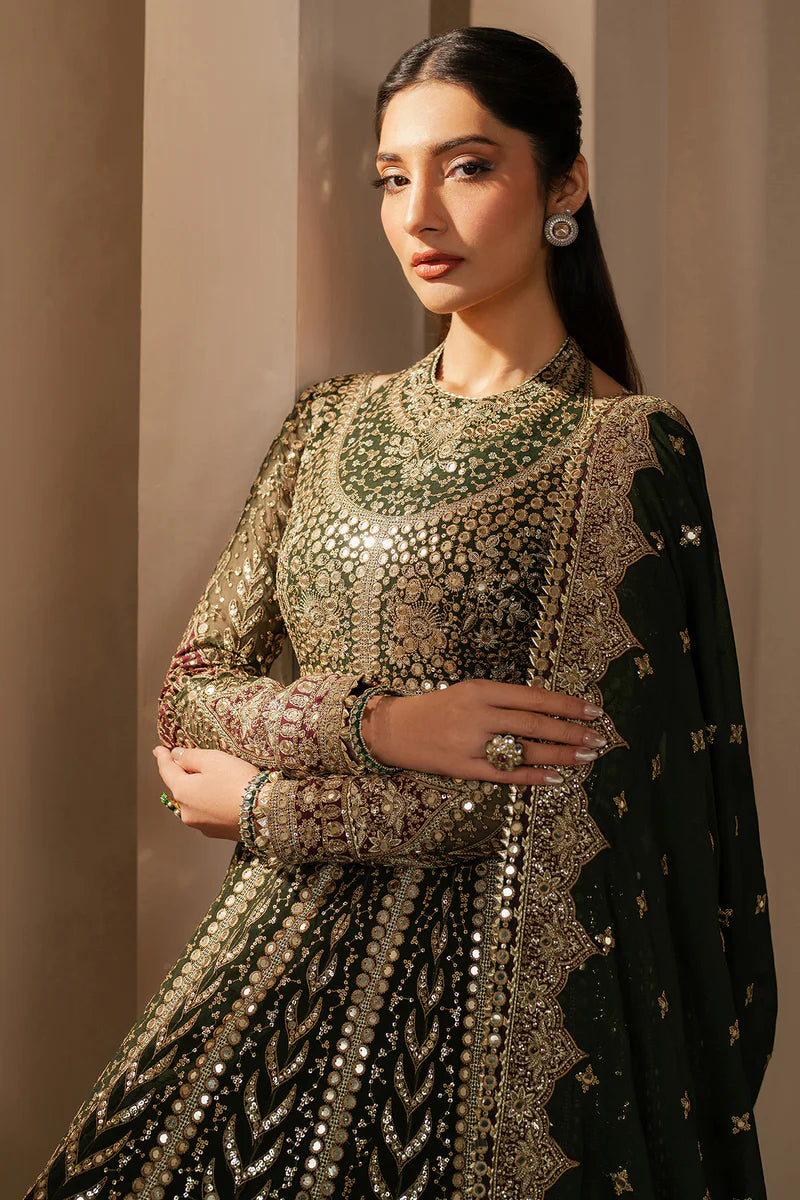 Jazmin 3Pc Embroidered Chiffon Suit WF'25-02 gulbuy.com