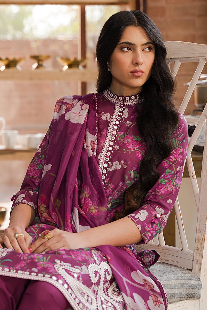 CROSS STITCH 3 PIECE EMBROIDERED LAWN SUIT (0124RTSPRTLWN0217)