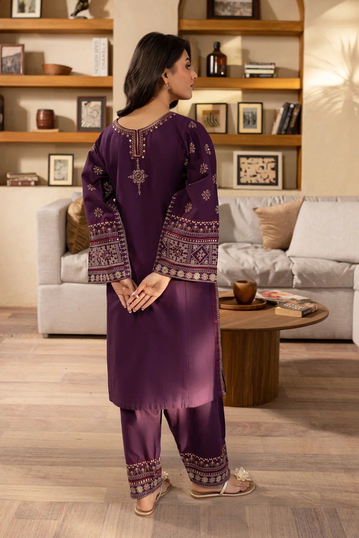 Batik 2Pc Embroidered khaddar?Suit Kaira gulbuy.com
