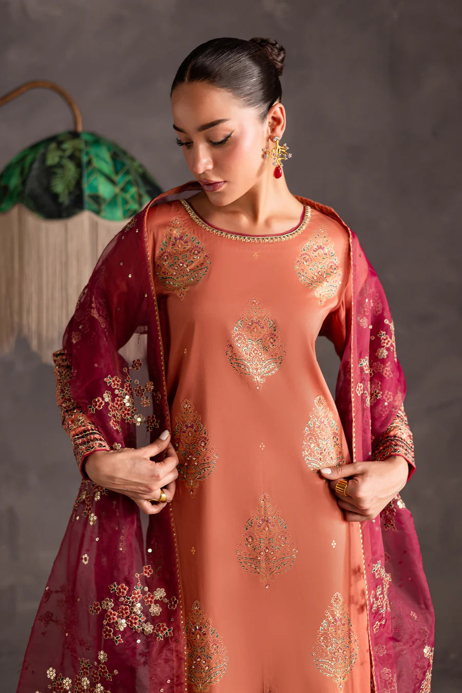 Batik 3Pc Embroidered Cotton Suit Ayra gulbuy.com
