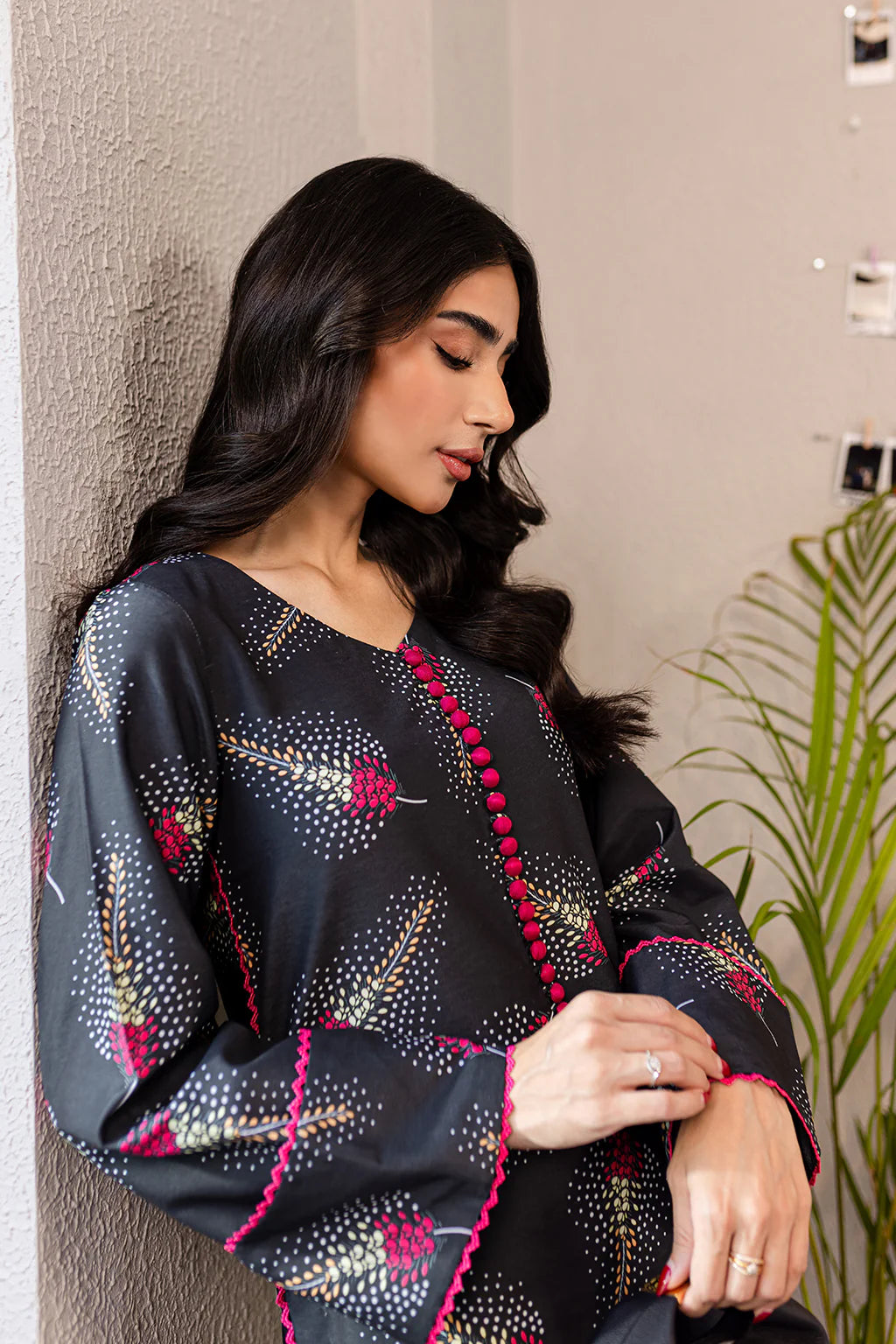 Vanya 2Pc Printed Lawn silk Suit CO-93 gulbuy.com