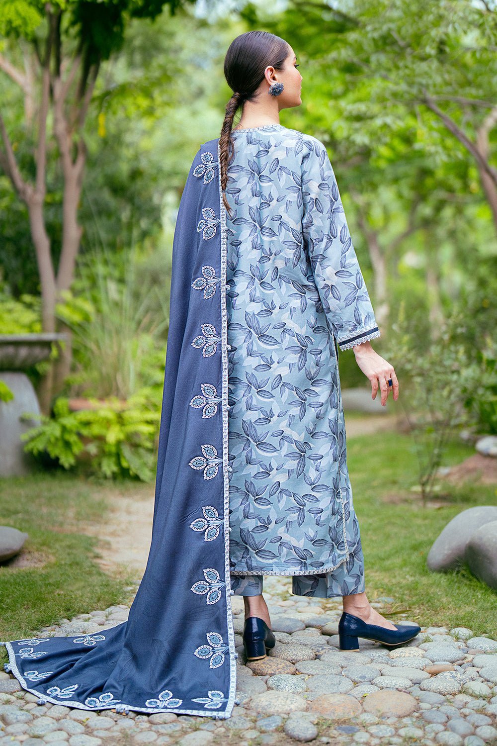 BAROQUE 3PC EMBROIDERED VISCOSE UF-778 gulbuy.com