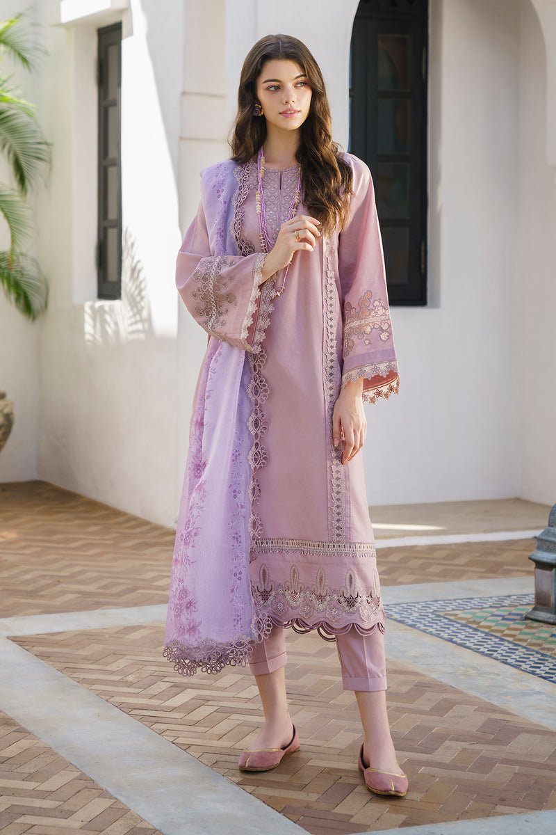 BAROQUE 3PC EMBROIDERED PRINTED LAWN SUIT (BQU-UF-D581)