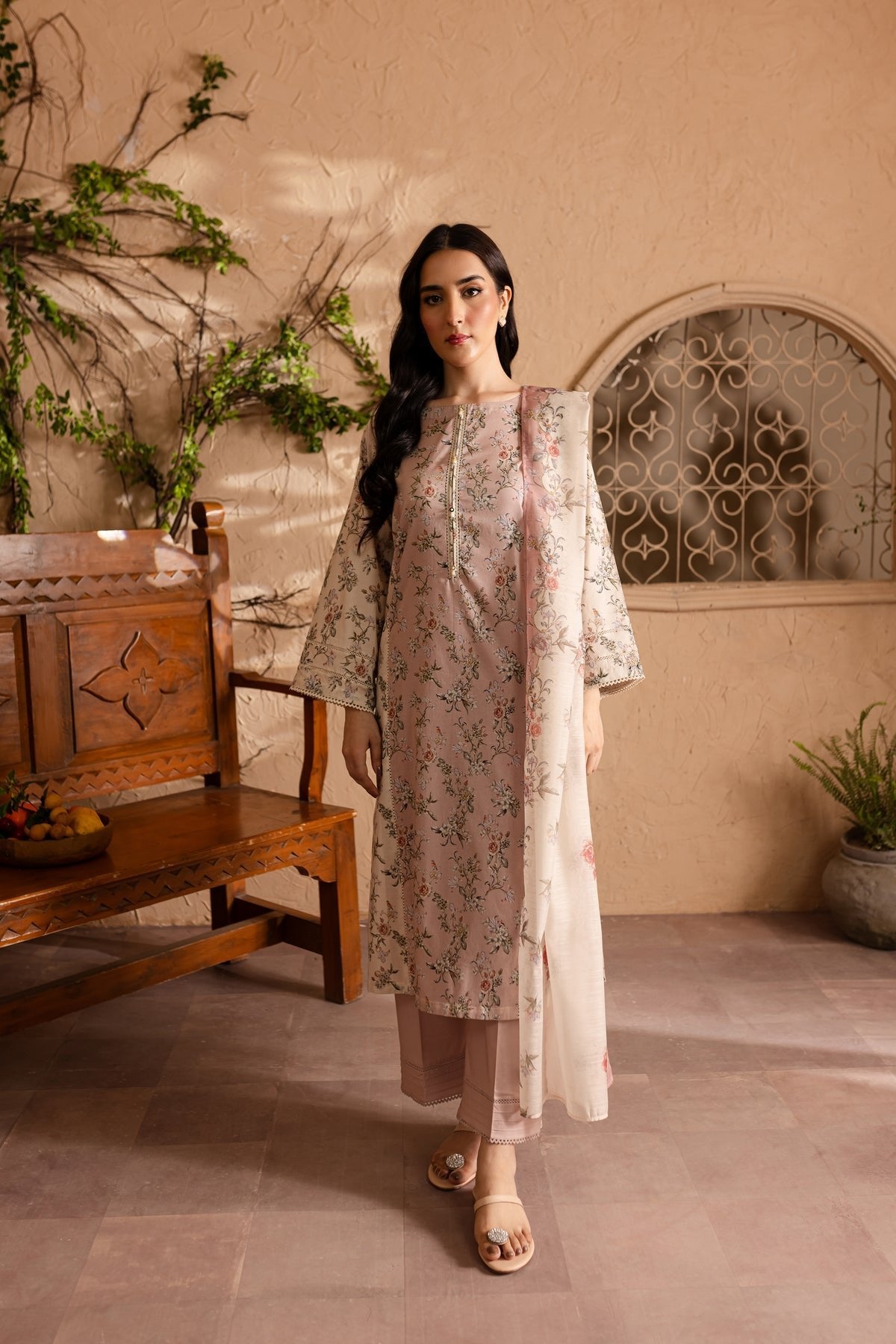 Batik 3Pc Printed Lawn Suit (Draco-3Pc)