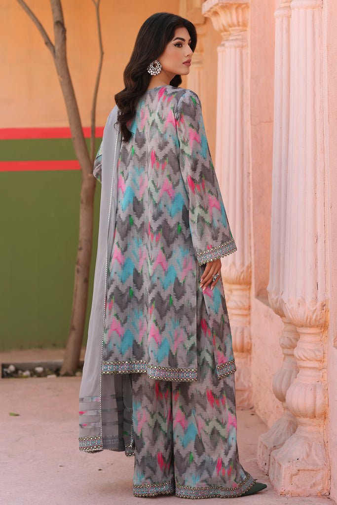 Charizma 3 Piece Embroidered Lawn Suit (AG4-03)